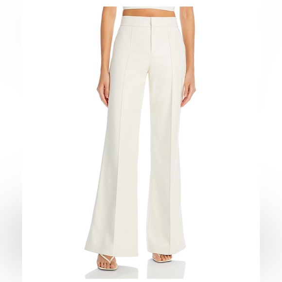 Alice + Olivia Dylan High Waist Wide Leg Pant Size 8 - Picture 1 of 9